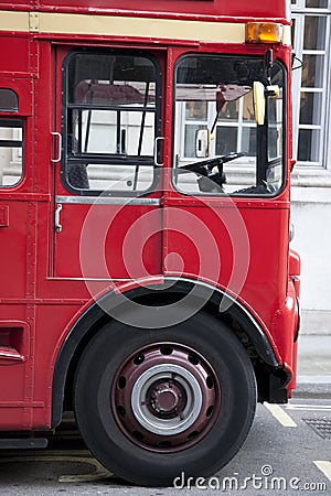 Red London Bus Cab