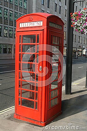 Red phone box