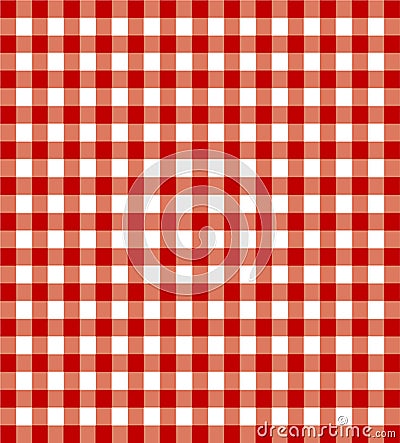 Red picnic cloth