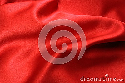 Red Satin Fabric