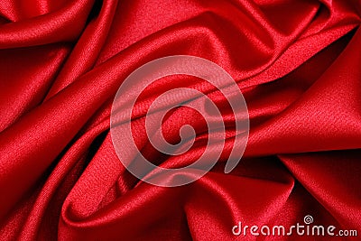 Red Satin Wave