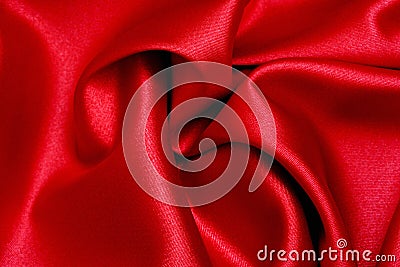 Red Satin Wave