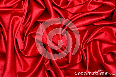 Red Satin Wave