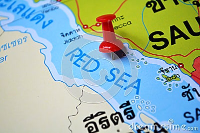 Red sea map