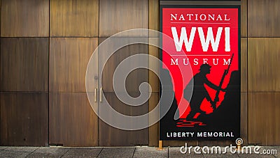 Red Sign - National World War I Museum in Kansas City