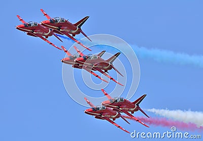 Red Six in close formation