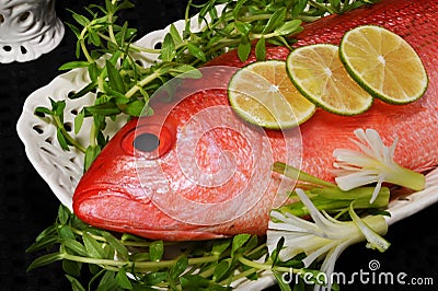 Red Snapper on a plate