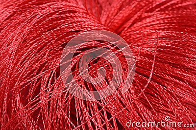 Red threads close-us