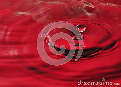 Red Water Splash