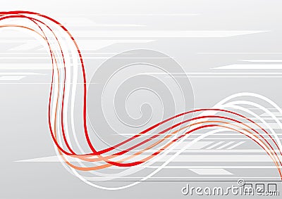 Red Waves Background Royalty Free Stock Photography - Image: 8314907