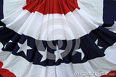 Red,white and blue of patriotic banner