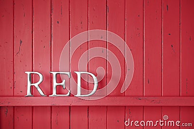 Red Word Background