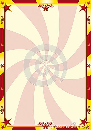 Red and yellow circus background