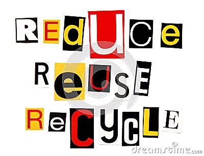 Reduce Reuse Recycle Stock Images - Image: