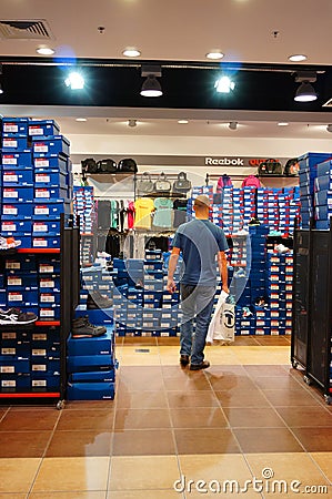 Reebok outlet store