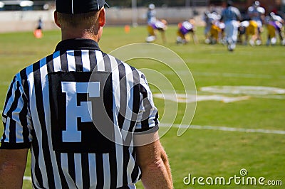 Referee - American Football game official -referee