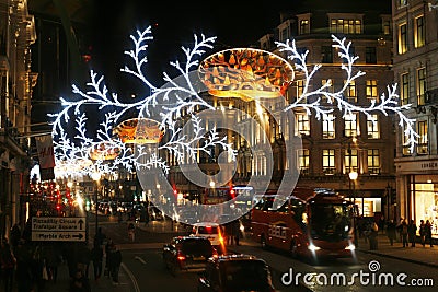 2013, Regent Street with Christmas Decoration