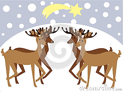 Reindeers Stock Photo - Image: 17530690