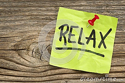 Relax reminder note