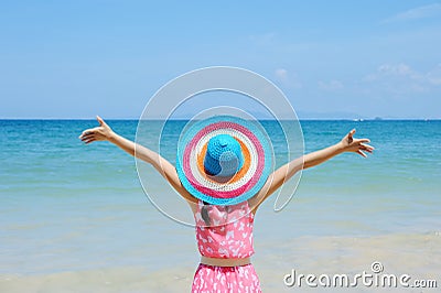 Relax Woman on the beach