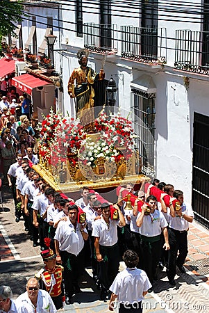 Religious procession, Marbella.