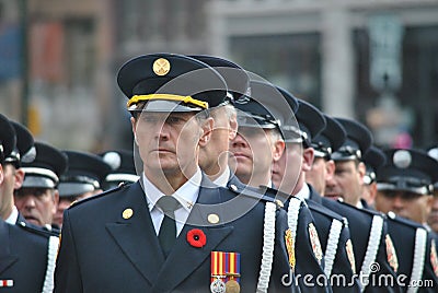 Remembrance day officer
