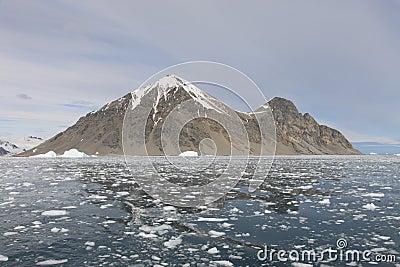 Remote Island in Antarctica
