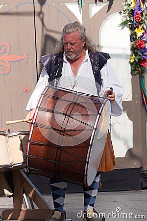 Renaissance Faire drummer