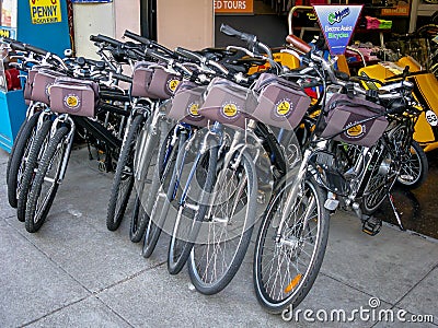 Rental bikes in San Francisco