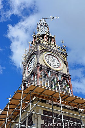 Repairs Start on Iconic Diamond Jubilee Clock Tower in Chrsitchu