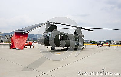 Republic of China Army CH-47D transport helicopter