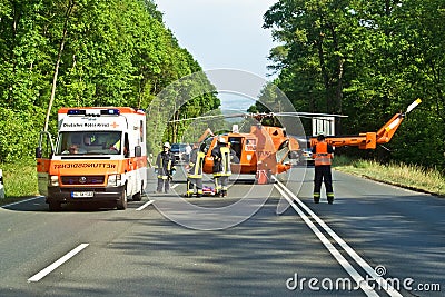 Rescue Operation on a street