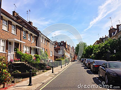 Residential quarter in London