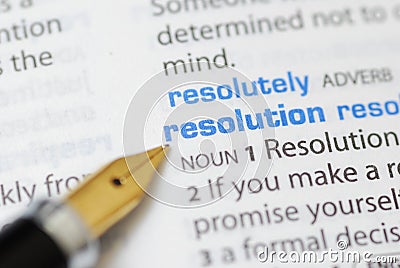 Resolution - Dictionary Series
