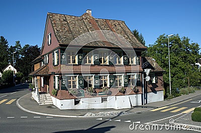 Restaurant Bären historic building bottighofen