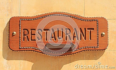 Restaurant sign