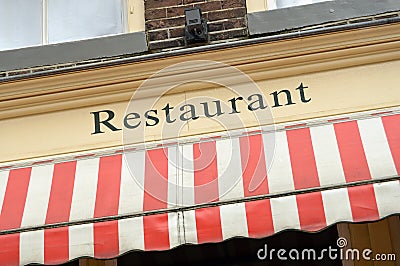 Restaurant sign