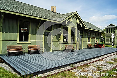 Restored C & O Train Station in Clifton Forge, VA