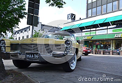 Retro car on the street