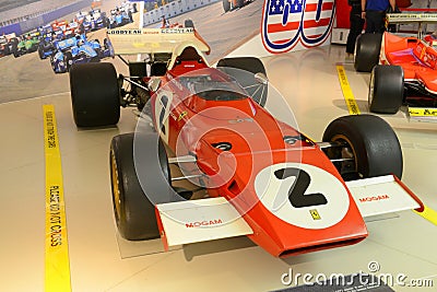 Retro Ferrari F1 formula one racing car