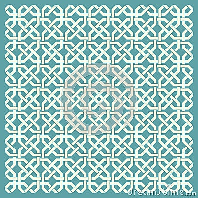 Retro geometric seamless pattern