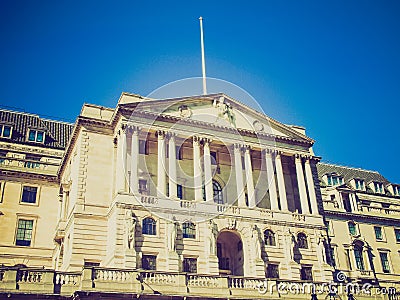 Retro look Bank of England