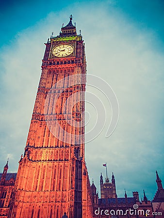 Retro look Big Ben