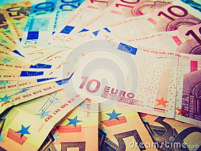 Retro look Euros picture