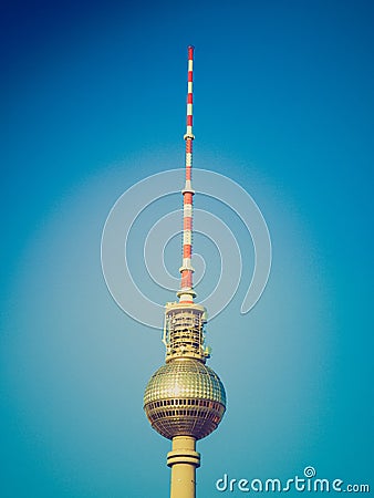 Retro look TV Tower, Berlin