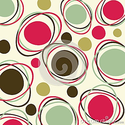 Retro - seamless pattern