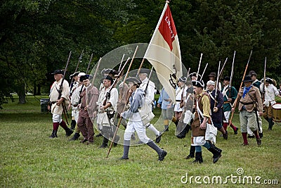 Revolutionary war reenactment