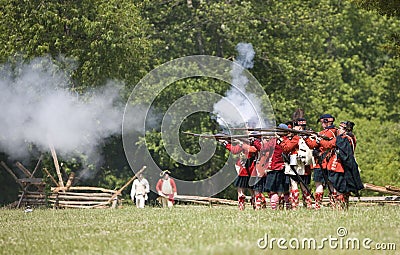 Revolutionary war reenactment