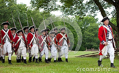 Revolutionary war reenactment