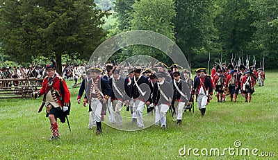 Revolutionary war reenactment